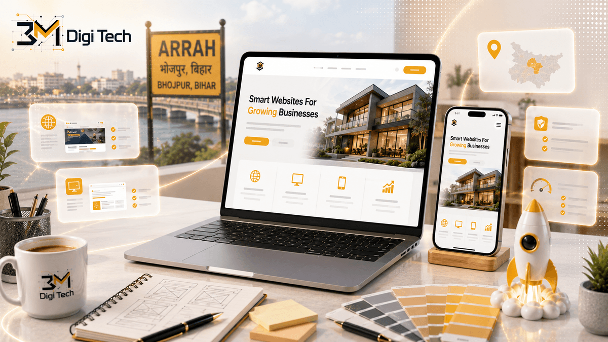 Web Designing Course in Arrah: Curriculum, Fees & How to Choose (2026)